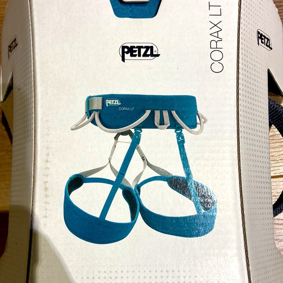 PETZL Corax LT Women’s climbing harness, Turquoise, size Large - Picture 6 of 8